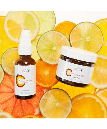 100% PURE Vitamin C Face Serum - Hydrating Glow Skin Care with ALA Aloe & Vitamin E Oil | Anti Aging Moisturizer for All Skin Types | Vegan - 1 Fl Oz - Buy Online on GoSupps.com
