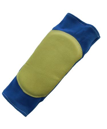 Impacto 804-20 Large Elbow Pad Memory Foam Grain Cover - Blue/ Gold