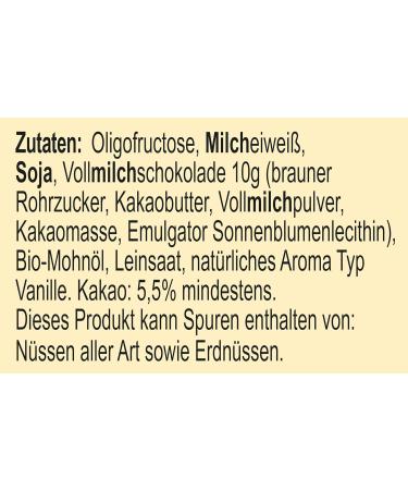 Seitenbacher Protein Bar Vanilla - Gluten-Free Glycerine-Free 27% Protein Pack of 4 (4x60g) - Healthy Snack for International Shipping - Buy Online on GoSupps.com