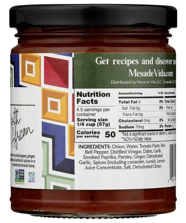 North African Cooking Sauce & Seasoning | Whole30 Approved Gourmet Blend - Vegan, Vegetarian, Paleo | 9 oz Jar - Buy Online on GoSupps.com