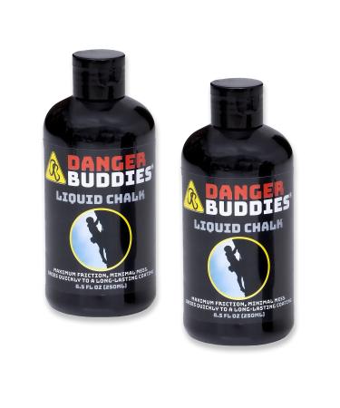 Danger Buddies Liquid Chalk for Rock Climbing, Weight Lifting, Gymnastics & More 2x250ml