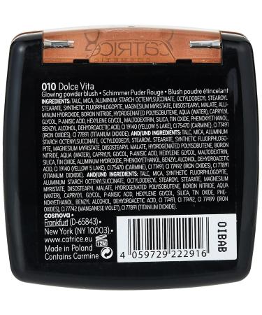 Catrice Rouge Blush Box Glowing Multicolour 010 Dolce Vita - 5.5g International Shipping Available - Buy Online on GoSupps.com