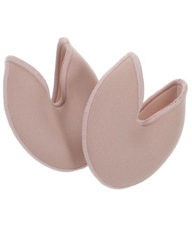 NOLITOY 1 Pair Dance Socks Ballet Yoga Toe Shoes Zapatilla De Mujer Womens High Heel Shoes Pointe Shoe Pads Toe Protector Sleeve Ballet Pointe Cap Toe Shoes Ballet Toe Caps Foot Protector Beige 10X9.5cm