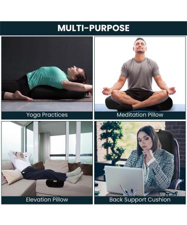 2Living Yoga Set: Bolster, Strap, and E-book - Complete Your Yoga Practice - Buy Online on GoSupps.com