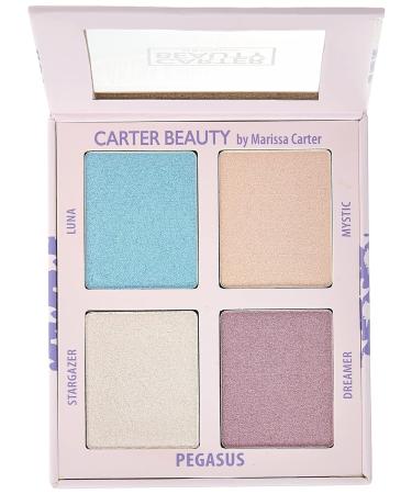 Carter Beauty Mini Highlighter Palette | Long Lasting Shimmer & Matte Makeup | Ideal for International Shipping - Buy Online on GoSupps.com