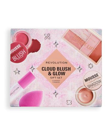 Revolution Beauty Cloud Blush & Glow 6-Piece Holiday Makeup Gift Set | Vegan & Cruelty-Free Eyeshadows Blush & Lip Oils | International Shipping - Buy Online on GoSupps.com