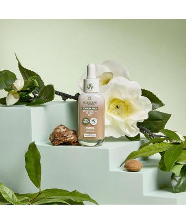  DEBORAH Deborah Milan - Pure Formula Organic Serum Foundation No. 04 Medium with a blend of organic oils SPF 20 fluid and lightweight texture for an even complexion and a no-makeup effect - Buy Online on GoSupps.com