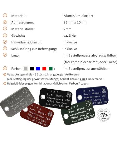 Personalized Engraved Dog Tags | Custom ID & Address Tags | Premium Diamond Engraving - Buy Online on GoSupps.com