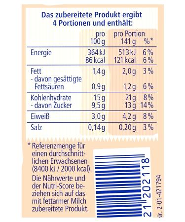 Dr. Oetker Almond Pudding Powder - 9 Pack (3 x 37g) | Delicious Dessert Mix for Special Enjoyment - International Shipping Available - Buy Online on GoSupps.com