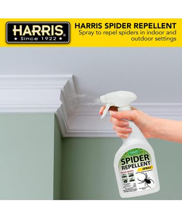 Harris Spider Repellent Spray 20oz - Indoor and Outdoor Use - Buy Online on GoSupps.com