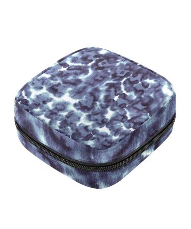 Leopard Print Tie Dye Menstrual Cup Pouch Menstrual Pad Bag Feminine Menstruation Bags Portable Sanitary Napkin Pads Storage Bags Color 9