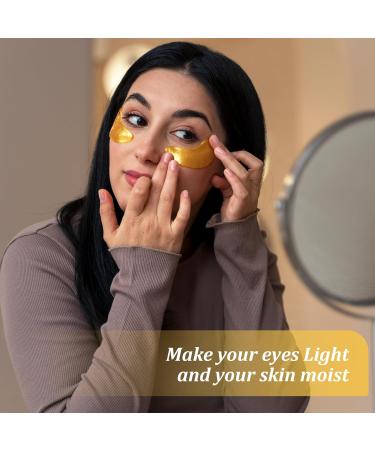 Beauty Golden Under Eye Patches - 20 Pairs Collagen Mask for Dark Circles & Puffy Eyes | Revitalizing Skin Care Treatment - Buy Online on GoSupps.com