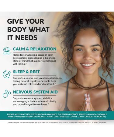 GABA L-Theanine 900 mg - Made in USA - Magnesium | Vitamin B6 - Calm Sleep Relaxation & Mood Support - 750 mg Gamma AminoButyric Acid 150 mg L-Theanine - Non-Habit Forming Vegan - 120 Capsules 120 Count (Pack of 1) - Buy Online on GoSupps.com