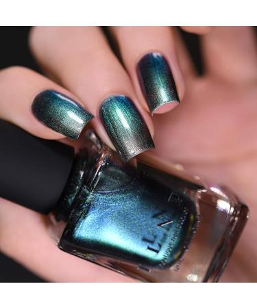 ILNP Stardust Ultra Chrome Nail Polish - Silver to Teal | 0.4 Fl Oz - Buy Online on GoSupps.com