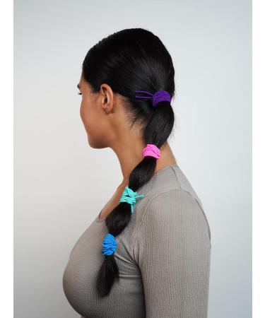 Japanese Lucky Trendy Color Gum Hair Ties - DIY Elastic Ribbon for Cheer & Gymnastics - Cut Your Own Length (12 pack) - Made in Japan - BLACK - Buy Online on GoSupps.com