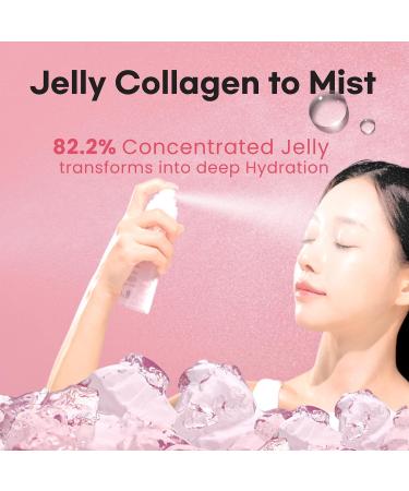 Intensive Soothing Collagen Jelly Mist Deep Hydrating Pink facial mist Elasticity Moisturizer Dewy Glow Spray Hyaluronic Acid Lightweight Gentle for All Skin Korean skin care 3.38 fl oz 3.38 Fl Oz (Pack of 1) - Buy Online on GoSupps.com