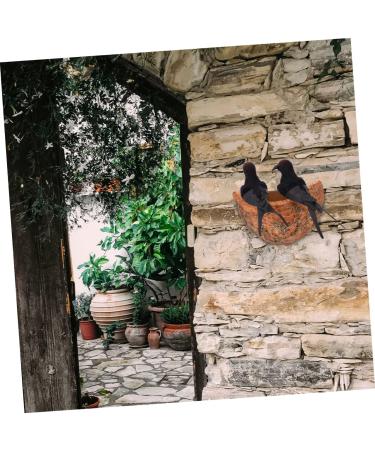 Toddmomy Rattan Swallow Nest Bird Statue - Realistic Outdoor Ornament for Garden Decor | Ideal for Bird Lovers - Buy Online on GoSupps.com