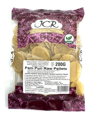 JCR Pani Puri Raw Granules Gol Gappa 200g for frying air frying or microwave