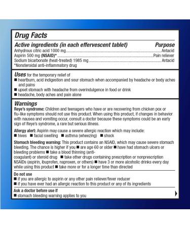Quality Choice Antacid Relief Bundle Calcium Carbonate Chewable Tablets 72 Count and Effervescent Antacid and Pain Relief Tablets 24 Count - Buy Online on GoSupps.com