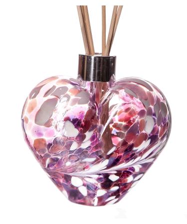 Reed Diffuser Heart - White Pink & Violet