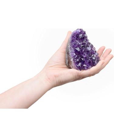 Large Amethyst Clusters 600-700g Polished Crystal Geode in Premium Gift Box - Spiritual Healing Stone 500-800g - Buy Online on GoSupps.com