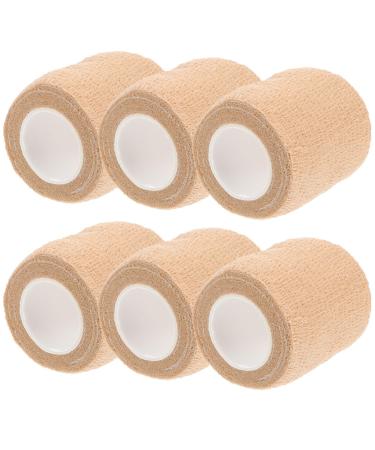 MAGICLULU 6 Rolls Sports Fitness Cohesive Self Adhesive Wraps Wrist Tape Adhesive Sports Tape Basketball Football Elastic Sports Training Tape