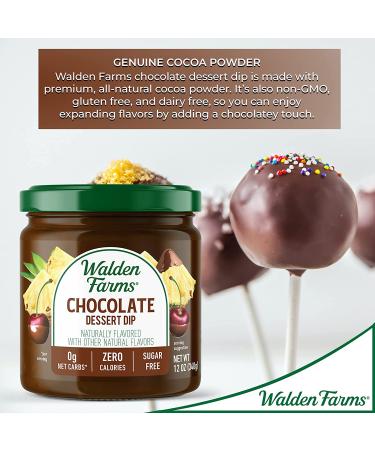 Walden Farms Chocolate Dip 12 oz - Guilt-Free Indulgence - Buy Online on GoSupps.com