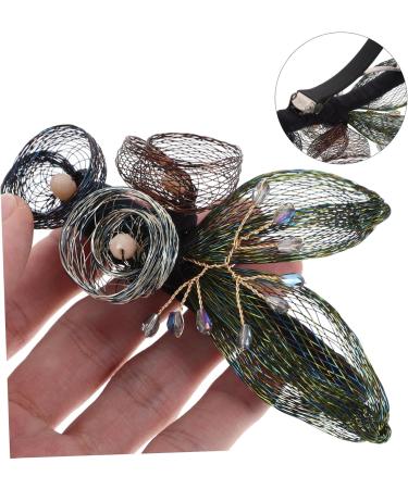 hair clips for girls hair barrettes thick hair clips large hair clips girls barrettes for hair barrettes for thick hair ponytail clip copper wire hair accessories wedding bride - Buy Online on GoSupps.com