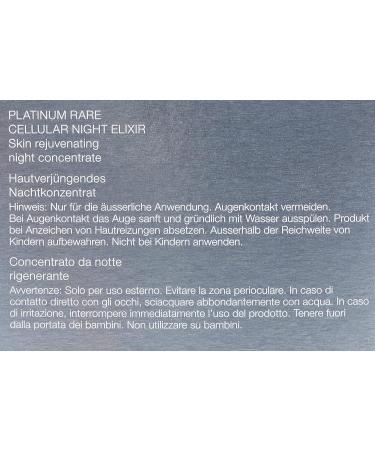 Buy La Prairie Platinum Collection Cellular Platinum Rare Night Elixir 20ml - Best International Shipping - Buy Online on GoSupps.com