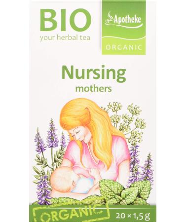 IREALIST Nursing Tea for Breastfeeding Mothers stimulating Mother's Milk 20 x 1.5g Tea Bags by Apotheke Organic