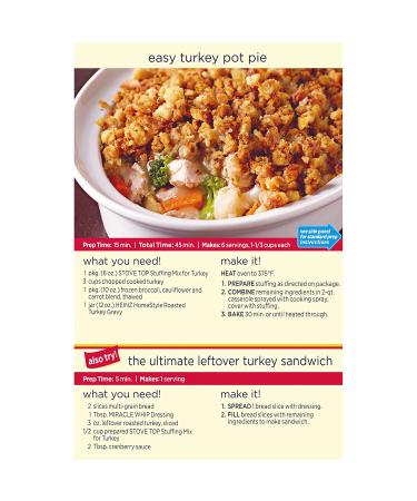 Stove Top Turkey Stuffing Mix - 6 oz Box | Delicious Holiday Side Dish - Buy Online on GoSupps.com