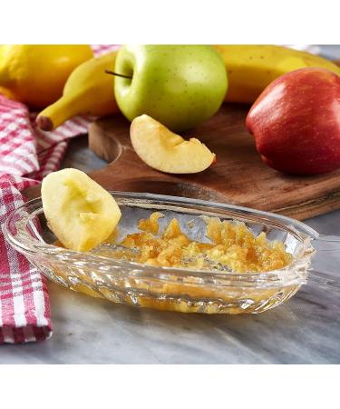 DESTALYA Glass Apple Grater for Baby Food - Manual Healthy Puree Maker and Small Food Processor Plate - Buy Online on GoSupps.com