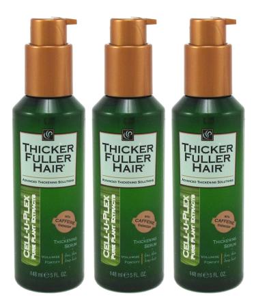 Thicker Fuller Hair Instantly Thick Serum 5oz. Cell-U-Plex (3 Pack)