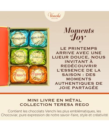 Venchi - Mini Livre en M tal 6 Chocolats Chocoviar Assortis 117 Gr Sans Gluten Collection Printemps Venchi Teresa Rego Id e Cadeau - Buy Online on GoSupps.com