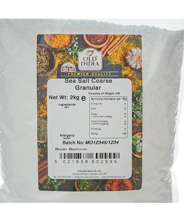 Old India Sea Salt Coarse Granular 2kg - Premium Quality Salt 2 kg (Pack of 1) - Buy Online on GoSupps.com