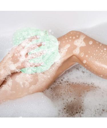 Fu Store 4-Pack Bath Sponges Shower Loofahs 50g Mesh Balls - Body Wash Accessories for Men and Women - 4 Solid Colors - Buy Online on GoSupps.com