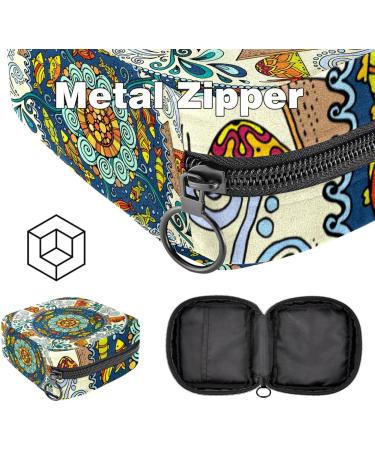 Shop Stylish Portable Women's Binding Bags | Menstrual Cup Pocket & Pads for Teens - Aesthetic Multicolored Collection - Buy Online on GoSupps.com