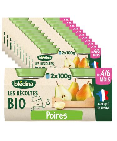 Bl dina - Les R coltes Bio Poires D s 4/6 mois 24x100g