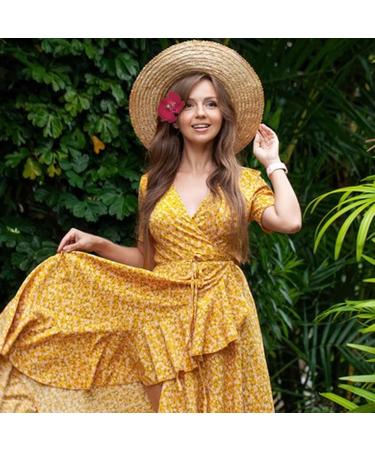 Orchid Hair Clip - Orchid Hairpin Barrette Flower Hair Pins Headwear - Hawaii Flower Hair Clip Headdress Pins Beach Seaside Holiday Women Girl Hair Accessories Red - Buy Online on GoSupps.com