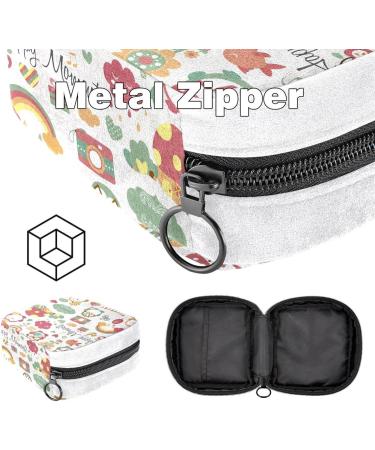 Animal Print Sanitary Napkin Storage Bag - Colorful Period & Tampon Pouch - Buy Online on GoSupps.com