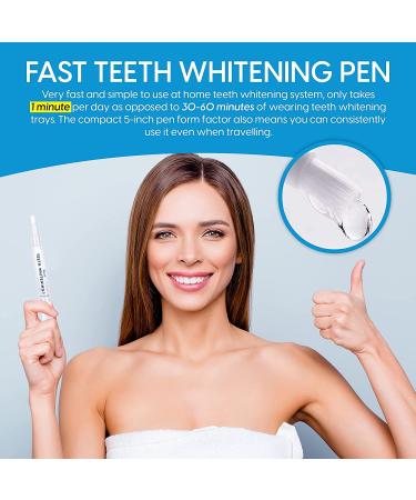 Teeth Whitening Pen Set - 3 Packs | Effective, Painless, Travel-Friendly, 35% Carbamide Peroxide | Natural Mint, No Sensitivity for Sensitive Teeth - Buy Online on GoSupps.com