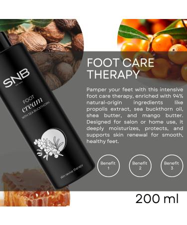 Star Nails Bulgaria Ltd SNB Professional Revive Therapy Foot Cream 200 ml intensive care with propolis sea buckthorn oil shea butter and mango butter moisturizing foot care for supple skin according to pedicure - Buy Online on GoSupps.com