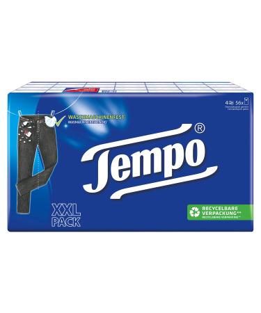 Tempo Classic handkerchiefs 4-ply paper towels in proven Tempo quality 56 x 10 tissues (560 tissues)