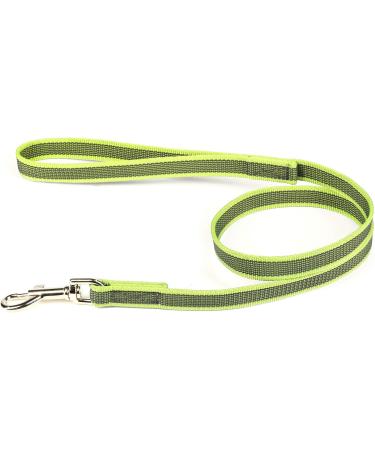 IDC Color & Gray Rubberized Leash - 20mm x 1m with Loop - Neon Gray - Durable & Stylish for Dogs | International Shipping - Buy Online on GoSupps.com