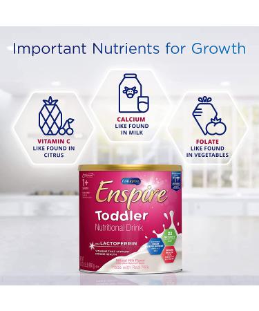 Enfagrow Enspire Toddler Nutritional Drink | Brain & Immune Support | Non-GMO | 24 oz Powder Tub (Pack of 4) - Buy Online on GoSupps.com
