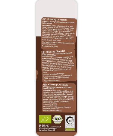 Barnhouse Krunchy Organic Chocolate 375g - Pack of 6 - Buy Online on GoSupps.com