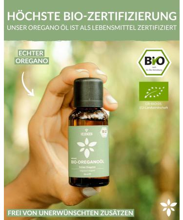Heldengr n Bio Oregano Oil - High-Dose 82% Carvacrol | Organic Greek Oregano Oil 30ml - Certified Food Supplement - Buy Online on GoSupps.com