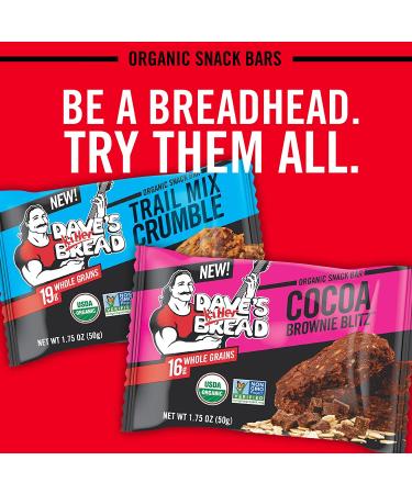 Dave's Killer Bread Organic Snack Bars - Oatrageous Honey Almond - Buy Online on GoSupps.com