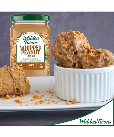 Walden Farms Whipped Peanut Spread 12 oz - Low Calorie, Delicious & Guilt-Free - Buy Online on GoSupps.com