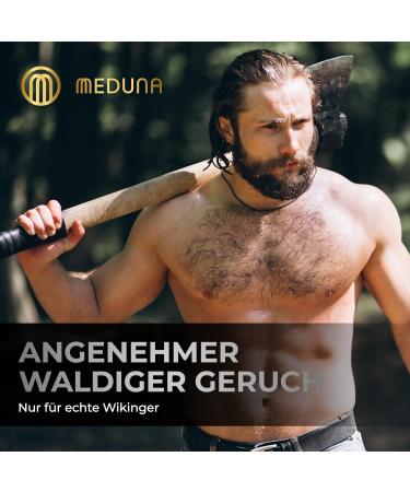  Meduna Viking Nordic Forest Natural Exfoliating Soap for Men 100g No Chemical Additives Vegan Cruelty Free Meduna - Buy Online on GoSupps.com